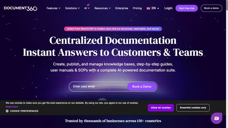 Document360 — documentation & knowledge base platform