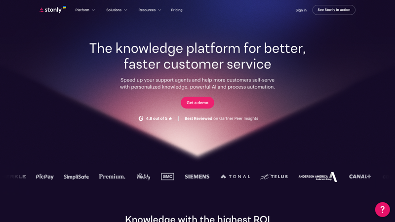 Stonly — knowledge platform for customer service